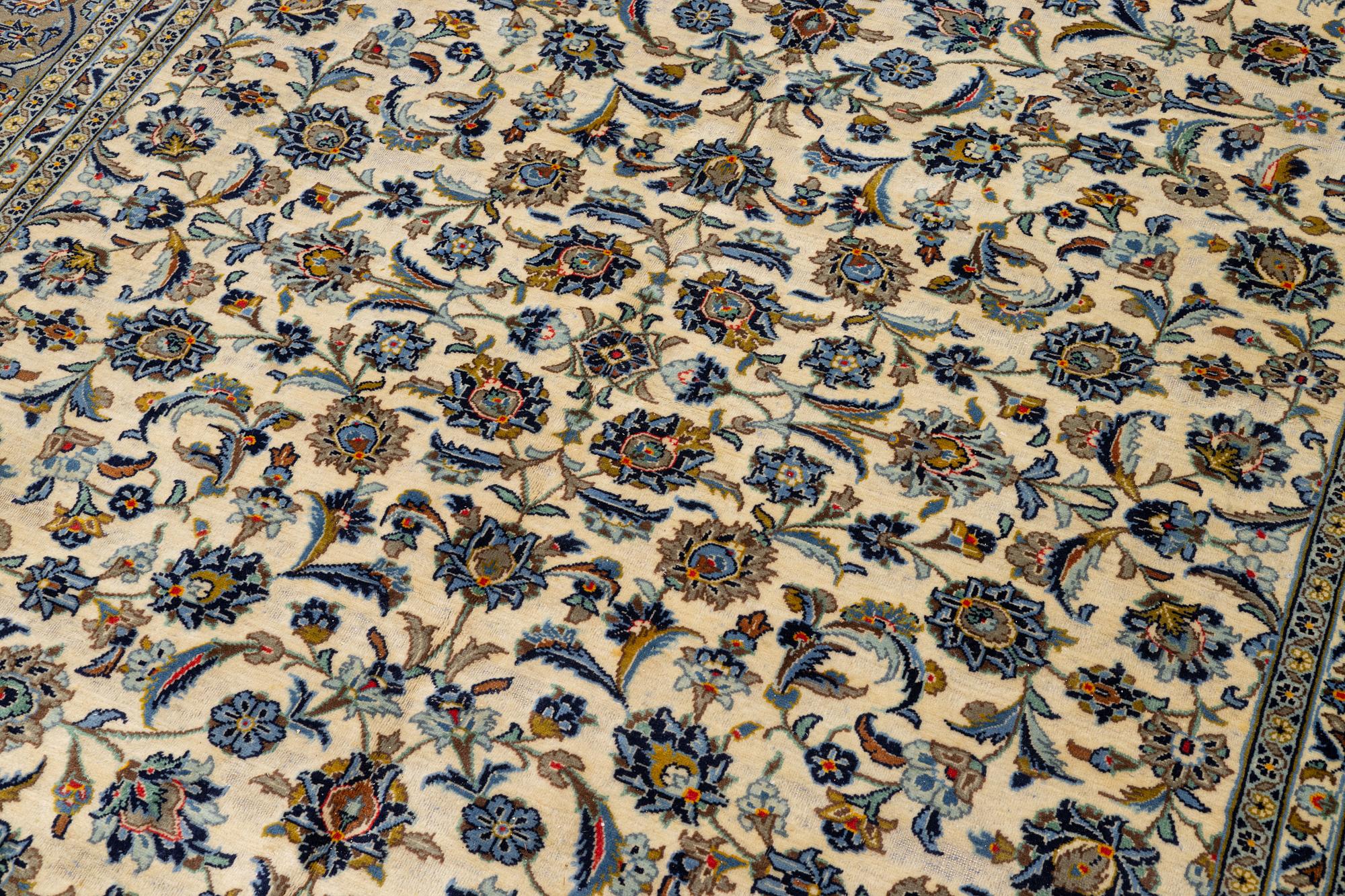 Rug, Keshan, approx. 350 x 245.