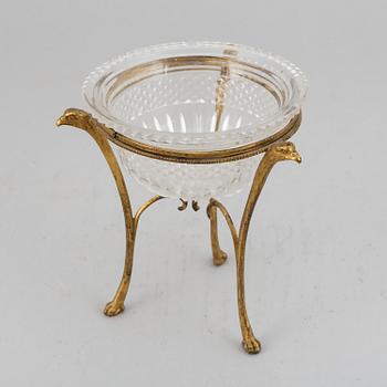 A Empire style bowl on stand, circa 1900.