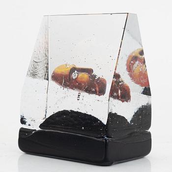 Bertil Vallien, skulptur, "Black Elements: House of mystery", Kosta Boda.