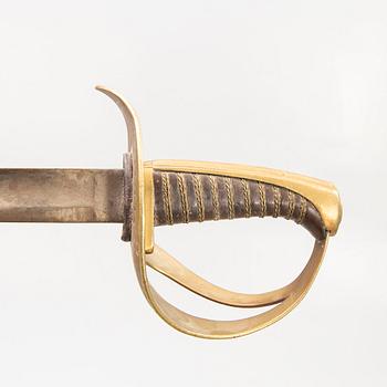 A pair of Swedish cavalry swords 1854 pattern.