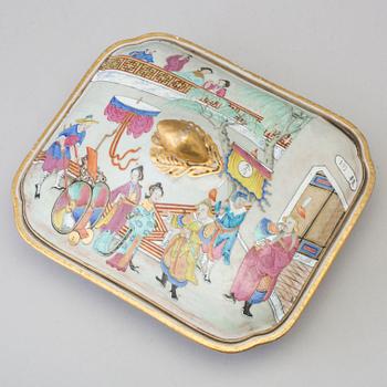 KAROTT, porslin, Kanton, Kina, tidigt 1800-tal.