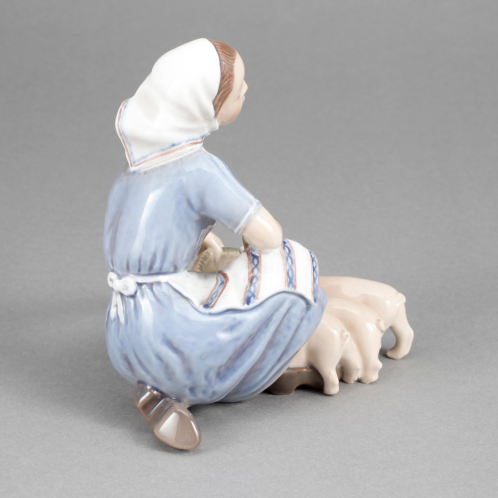 FIGURIN, porslin, Dahl Jensen, Danmark.