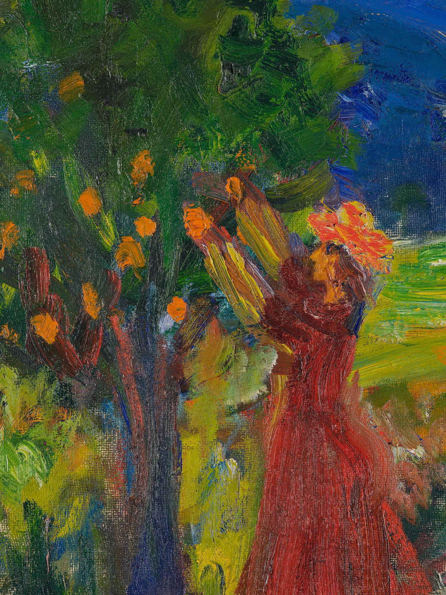 Ivan Ivarson, Orange picking.