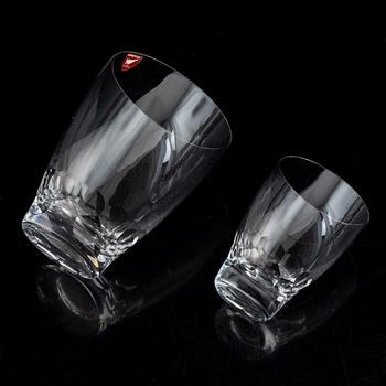 Ingeborg Lundin, 65 pieces glass, 'Carina', Orrefors.