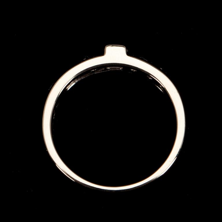 RING, vitguld 14K, diamanter tot. 0,19 ct. Vikt 4,2 g.