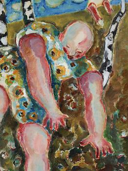 BERTA HANSSON, oil on canvas, signed and dated -80 on verso.