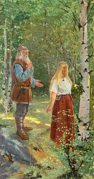 Sigfrid August Keinänen, VÄINÄMÖINEN OCH AINO.