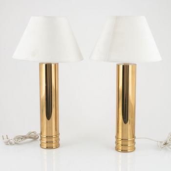 Table lamps, a pair, model B010, Bergboms.