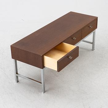 Hallmöbel, två delar, Glas & Trä, Hovmantorp, 1970-tal.