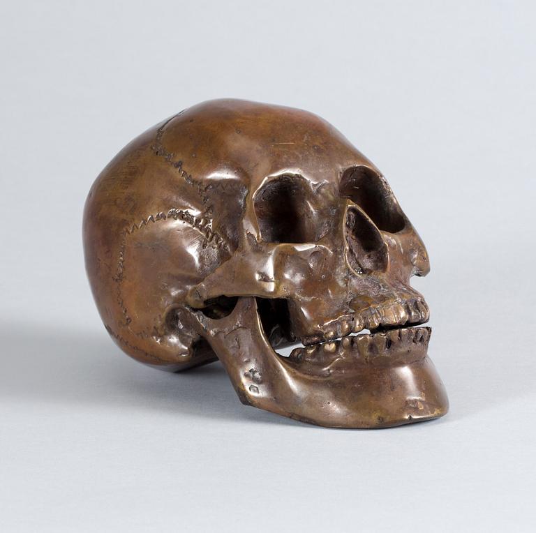 SKULPTUR, patinerad mässing, 1900-tal.