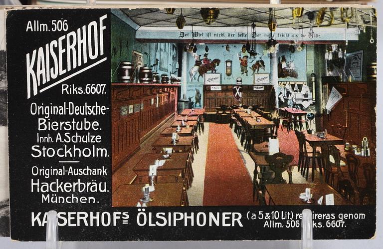 PARTI VYKORT OCH BREV MM, 1900-tal.