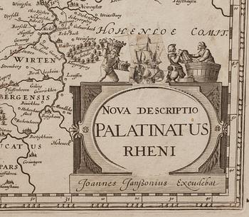 KARTOR, 10 st, tyska stater. 1600-tal.