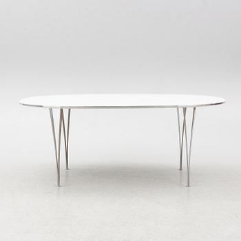 Bruno Mathsson & Piet Hein, matbord, "Superellips", Fritz Hansen, Danmark.