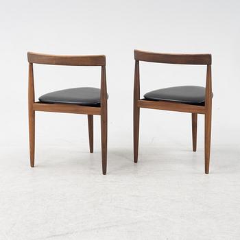 Hans Olsen, stolar, 6 st, "Roundette", Frem Røjle, Danmark, 1950/1960-tal.