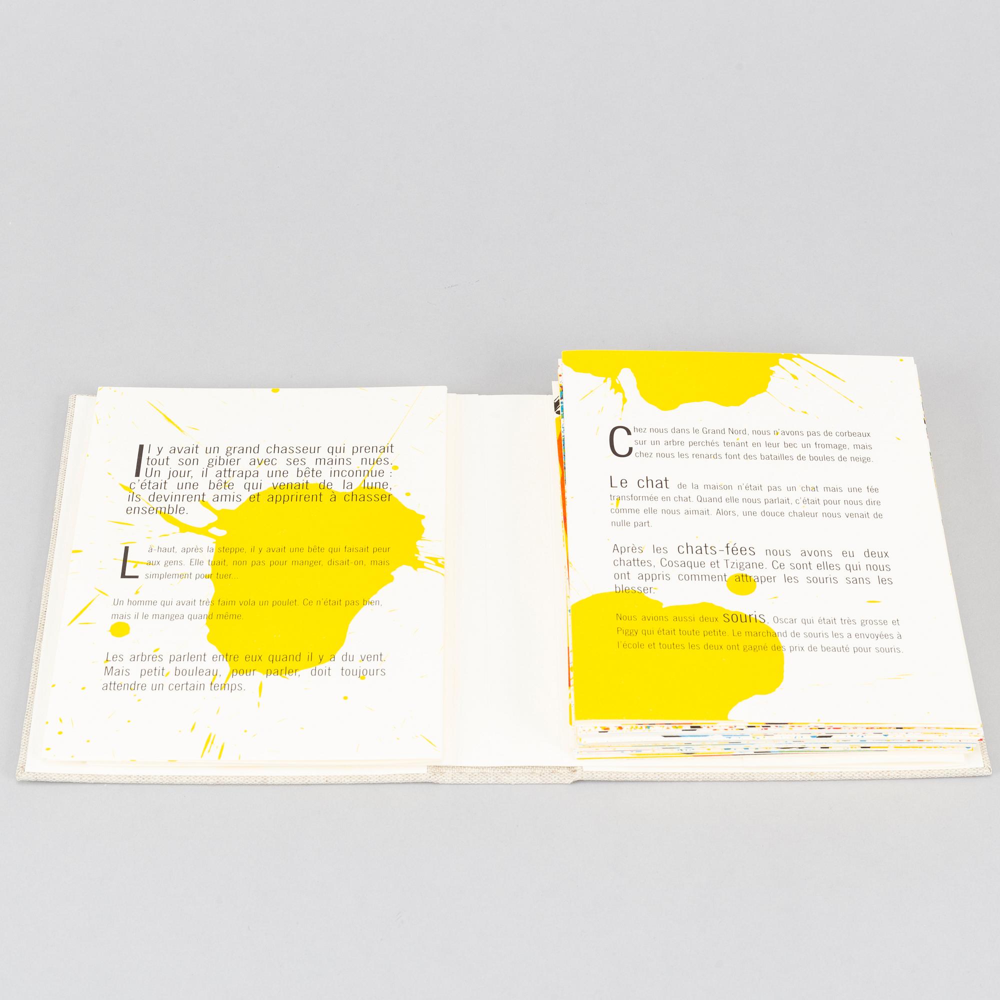 Bengt Lindström, book/portfolio with 36 lithographs in colour, signed on cover page 93/100.