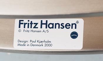 A Poul Kjaerholm "PK-22" easy chair, Fritz Hansen, Denmark 2000.