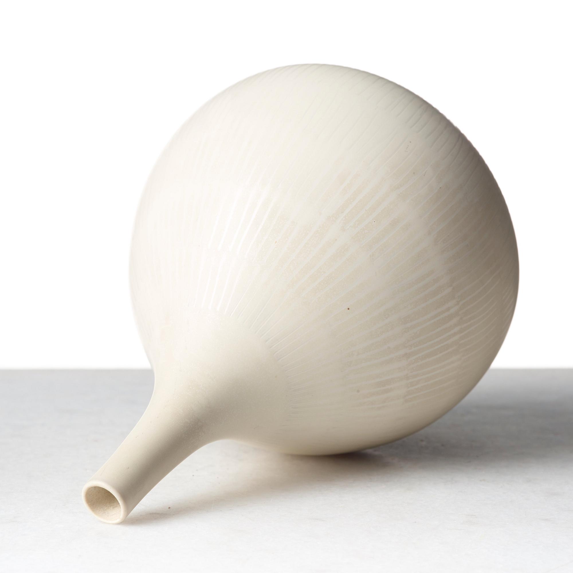 Stig Lindberg, a stoneware vase, Gustavsberg studio, Sweden 1961.
