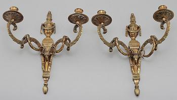 APPLIQUER, 4 st, Louis XVI-stil, 1900-tal.