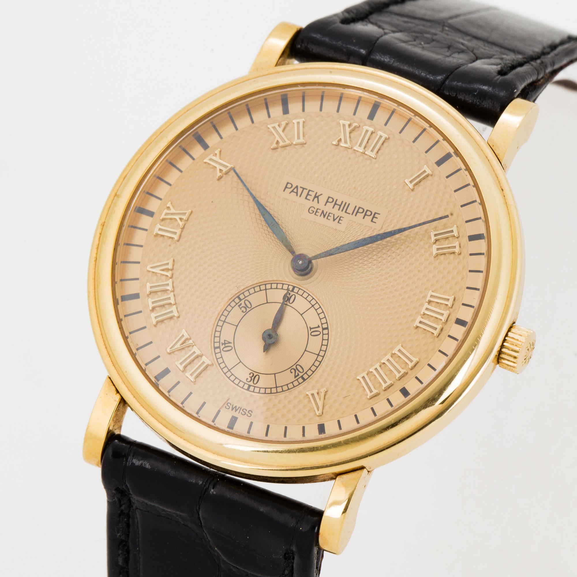 PATEK PHILIPPE, "Guilloche Dial", 33.5 mm.