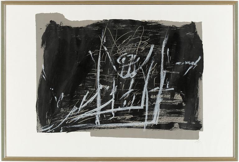 ANTONI TÀPIES, litografi, signerad och numrerad 56/75.