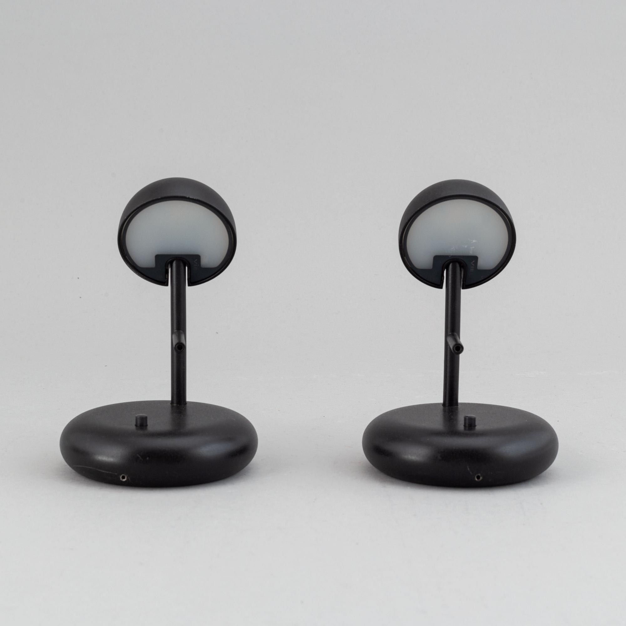 Ichiro Iwasaki, a pair of 'Pin' bedside lights for Vibia.