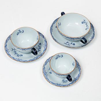 Matservis, 107 delar, porslin, "Ostindia", Rörstrand, varierande åldrar.