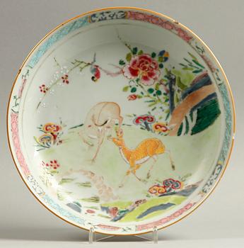 TALLRIK, porslin, Kina 1700-tal.