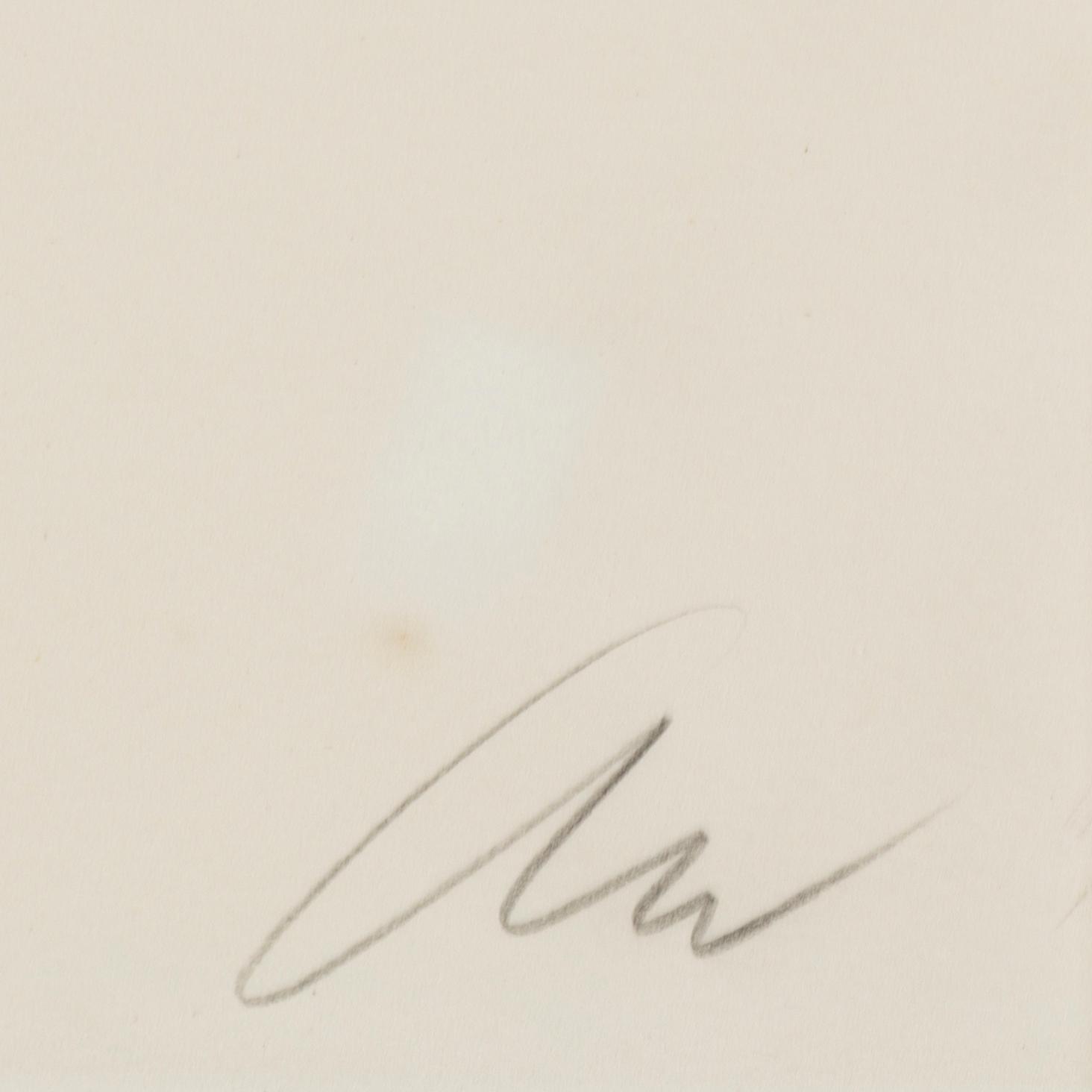 ANDY WARHOL, Silkscreen 1974, on Arches paper, signed with initials in pencil, and also signed and numbered 99/250 verso.
