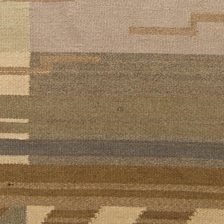 Greta Skogster-Lehtinen, possibly, A finnish flat weave carpet. Circa 270 x 170 cm.
