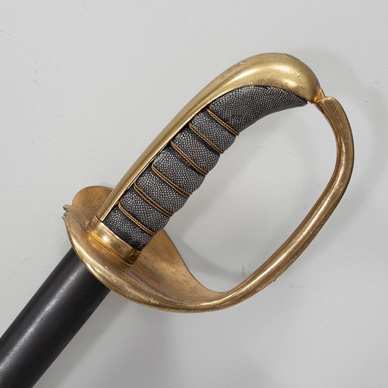 A sword for the swedish army, m/1862/1867.