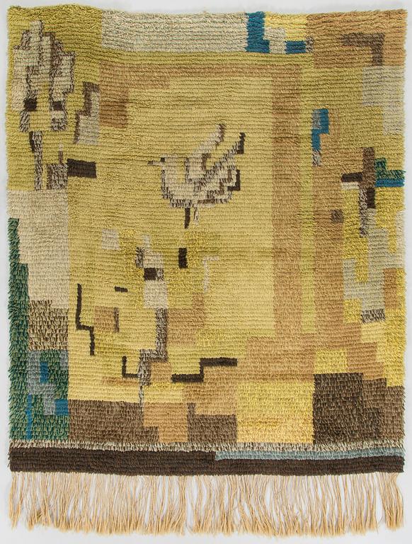 Greta Skogster-Lehtinen, A finnish rya rug, model for Neovius. Circa 145 x 120 cm.