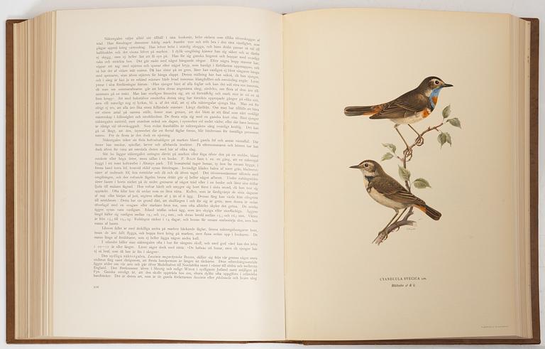 The Wright Brothers, books, 3 volumes, 'Svenska Fåglar', A. Börtzells tryckeri AB, Ivar Baarsen, Stockholm, 1924-1929.