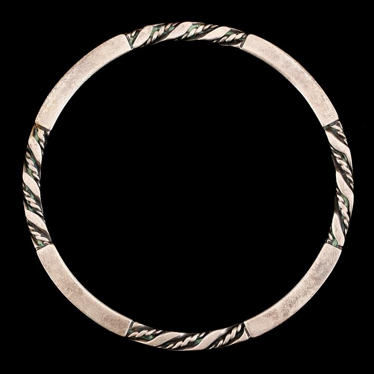 ARMRING, silver, Georg Jensen, Danmark.