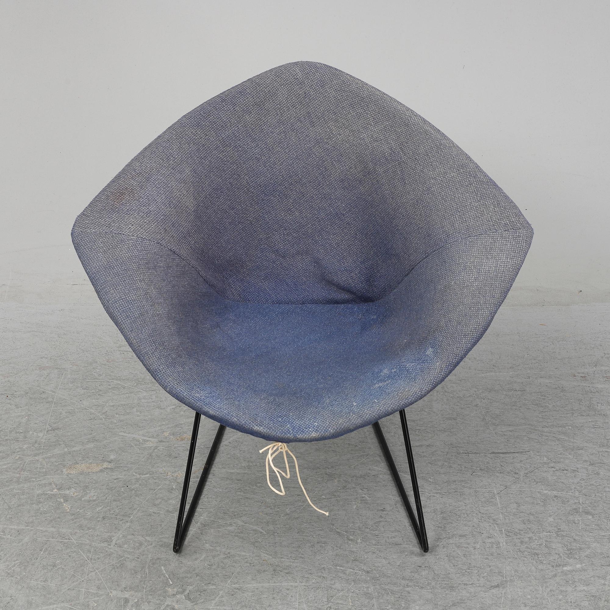 HARRY BERTOIA, STOL "Diamond Chair". Modellen formgiven år 1952.
