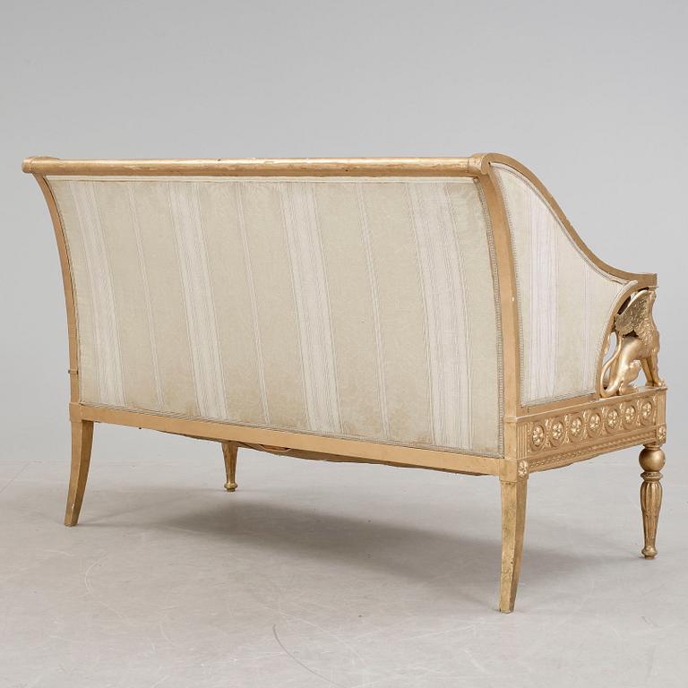 SOFFA, sengustaviansk stil, 1800-talets slut.
