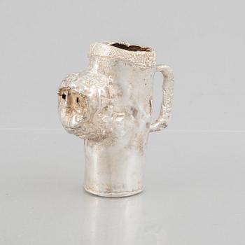 A silver vase, mark of Lars Arby, Gothenburg, Sweden 1975.