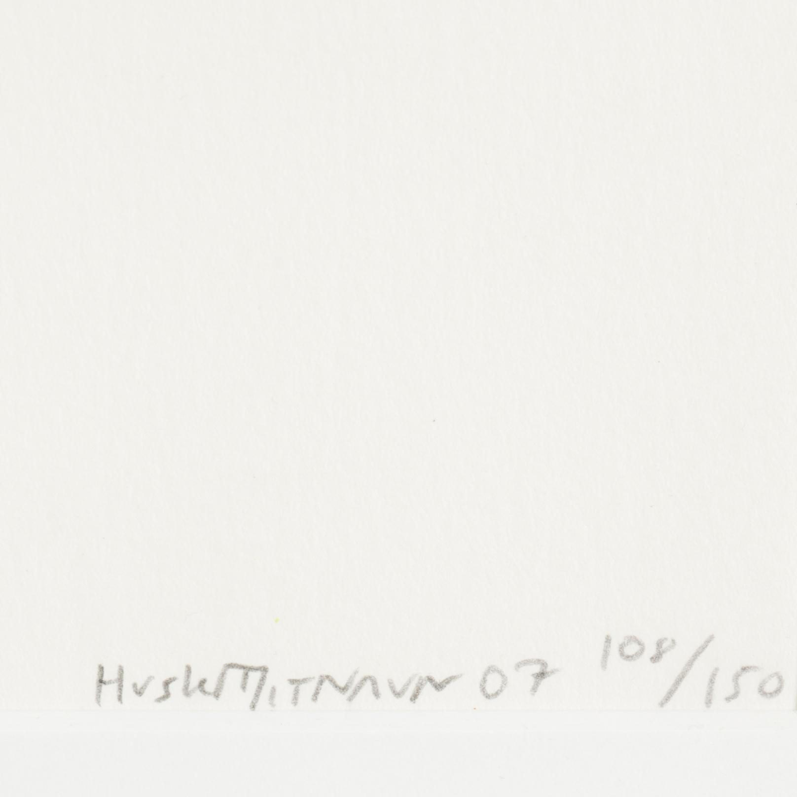 Husk Mit Navn, screenprint, dated 07 and numbered 108/150.