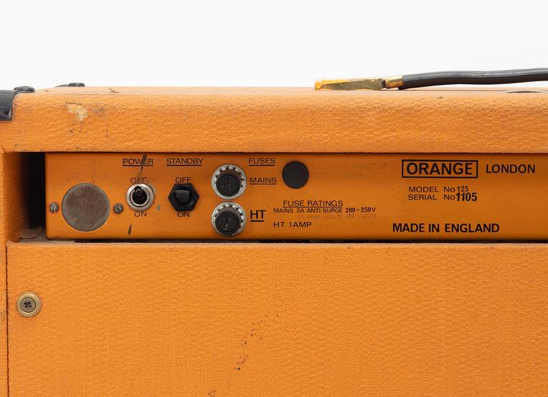 Orange, "Custom Reverb Twin",  gitarrförstärkare, modell 125, England, 1970-tal.