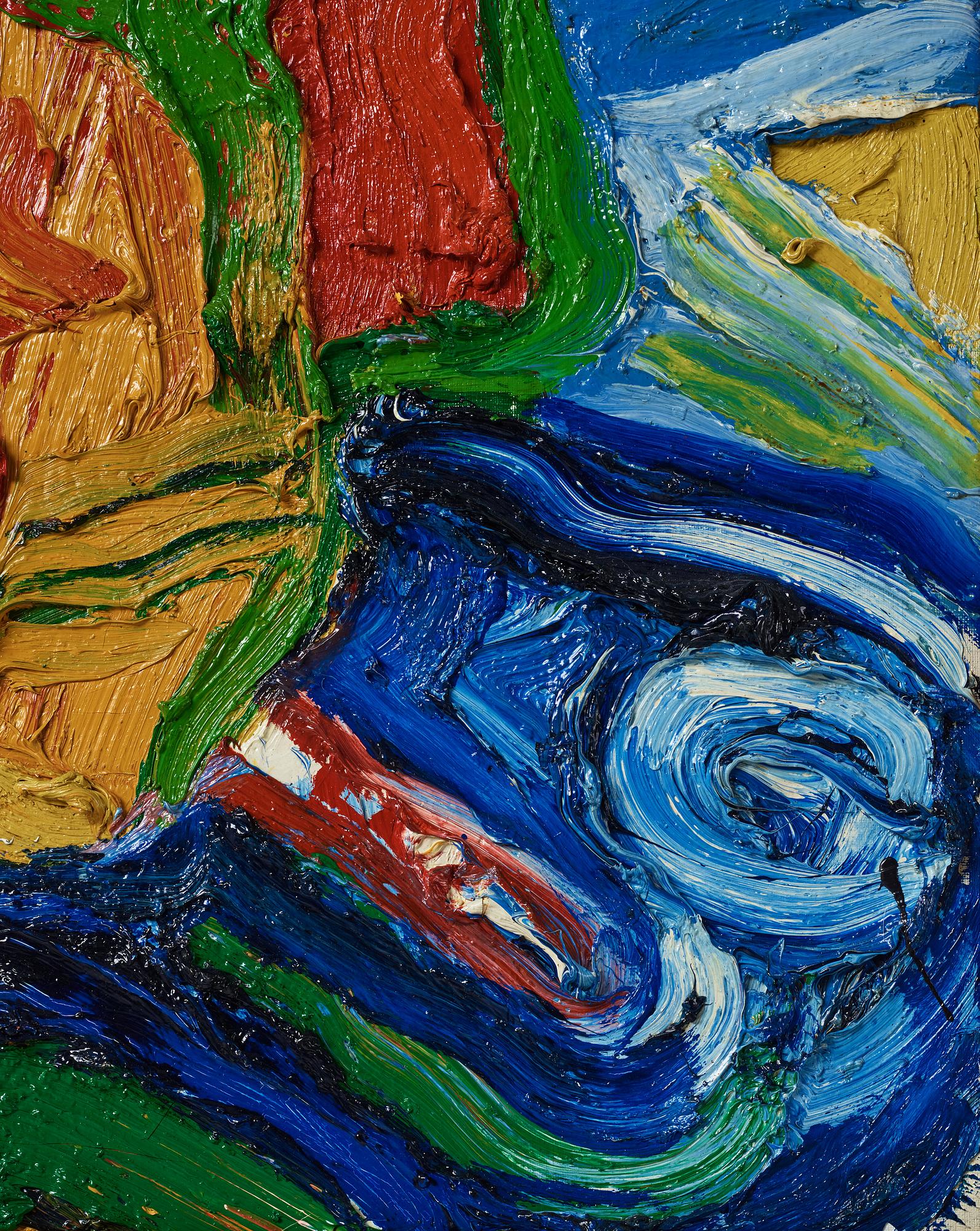 Bengt Lindström, oil on canvas, signed, estate stamp verso, executed in the 1990s.
