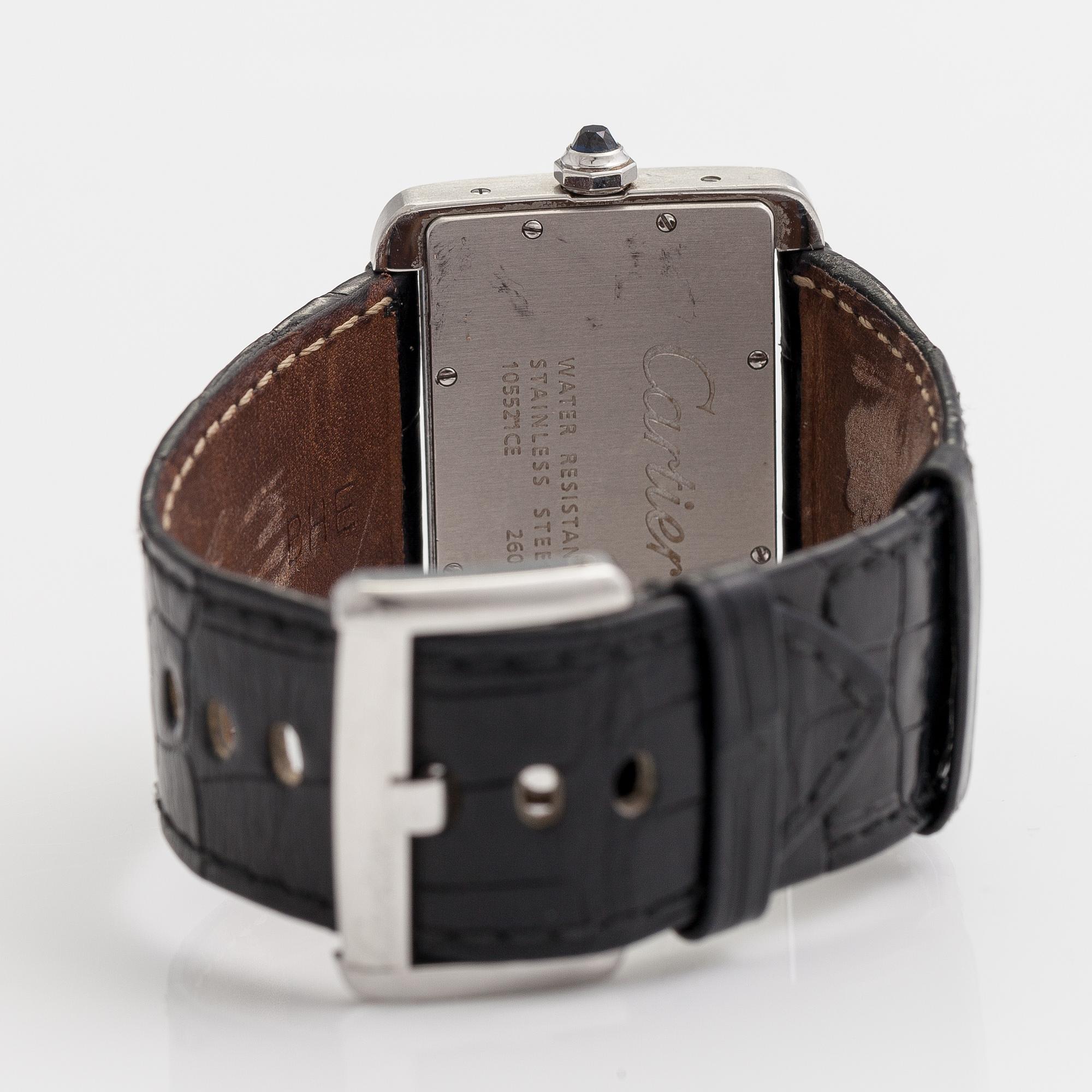 CARTIER, Tank Divan, wristwatch, 38 x 24 mm.