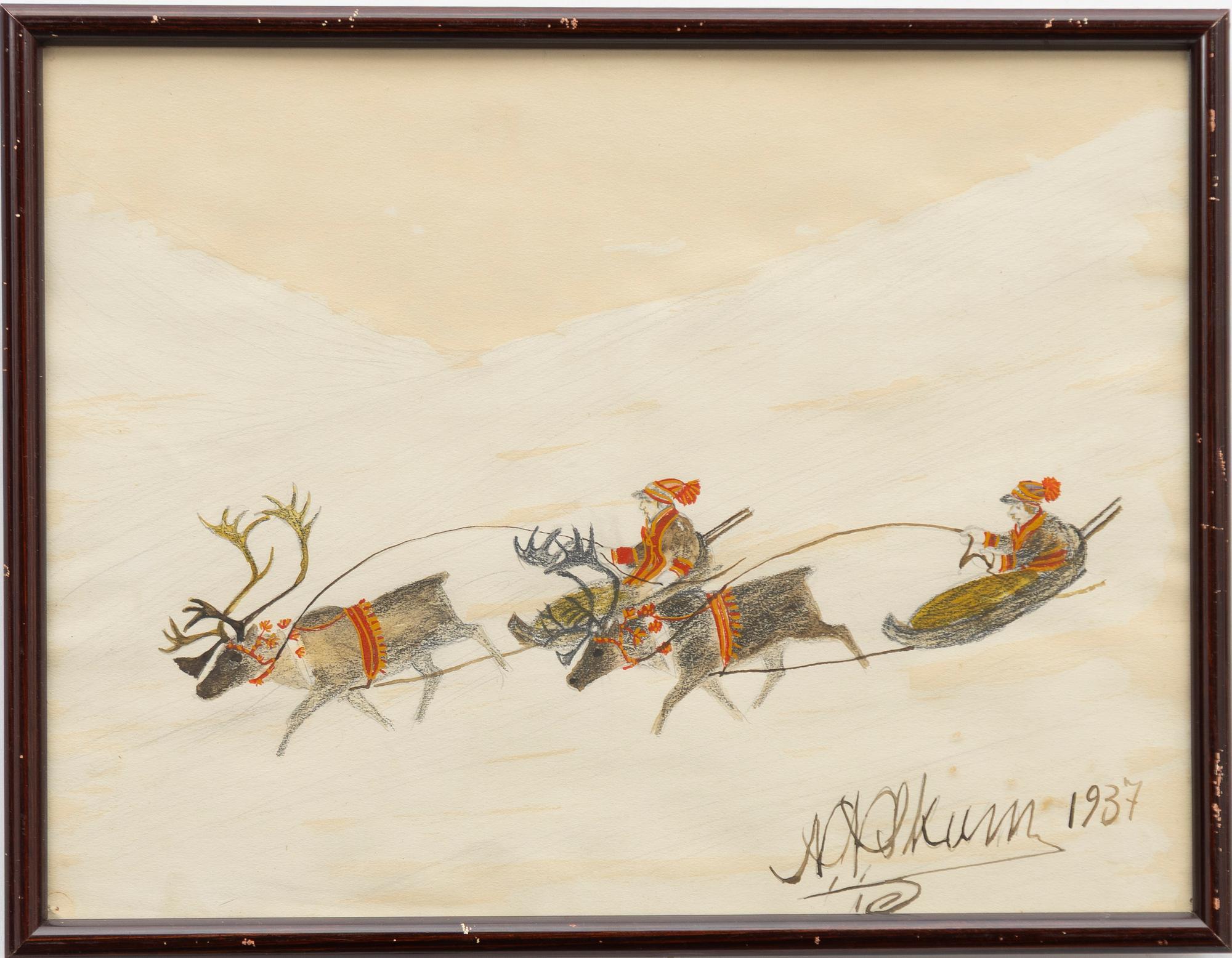 Nils Nilsson Skum, Reindeer harness.