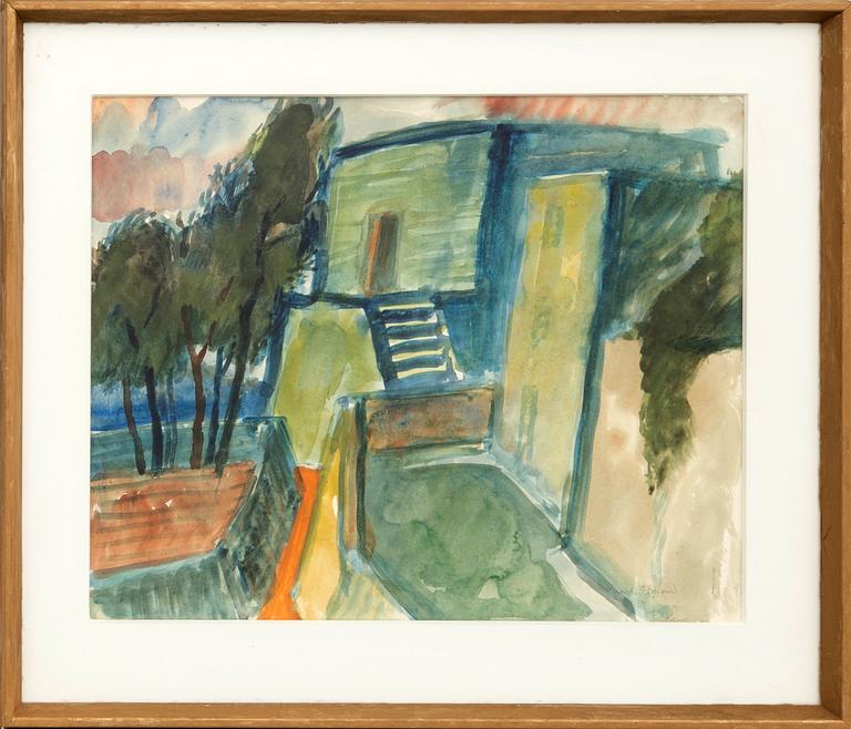 Martin Emond, House with Stairs.