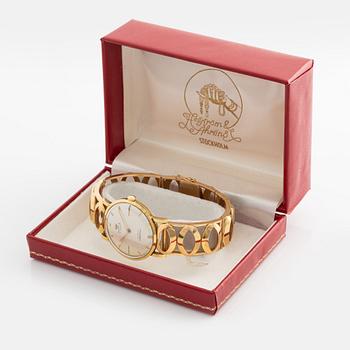 Fortis, Streamline, wristwatch, 18K gold, 34 mm.