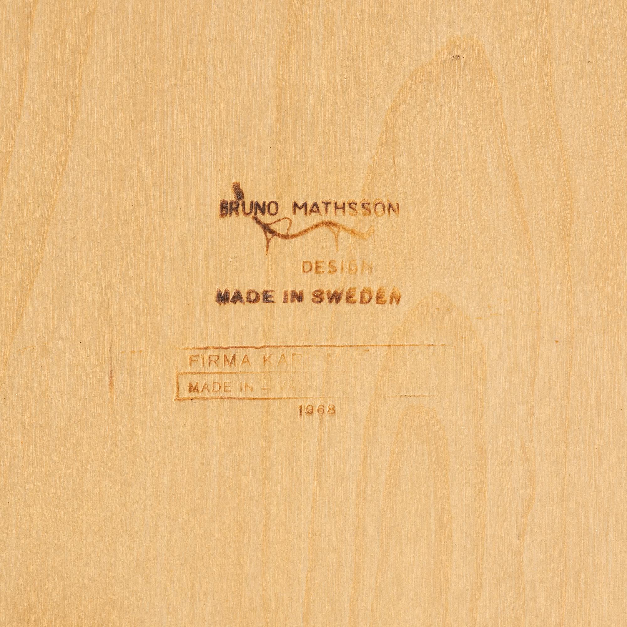 Bruno Mathsson, Soffbord, Firma Karl Mathsson, Värnamo 1968.