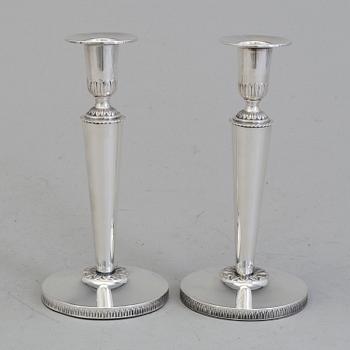 CANDLESTICKS, two pairs, second half of the 20th century.