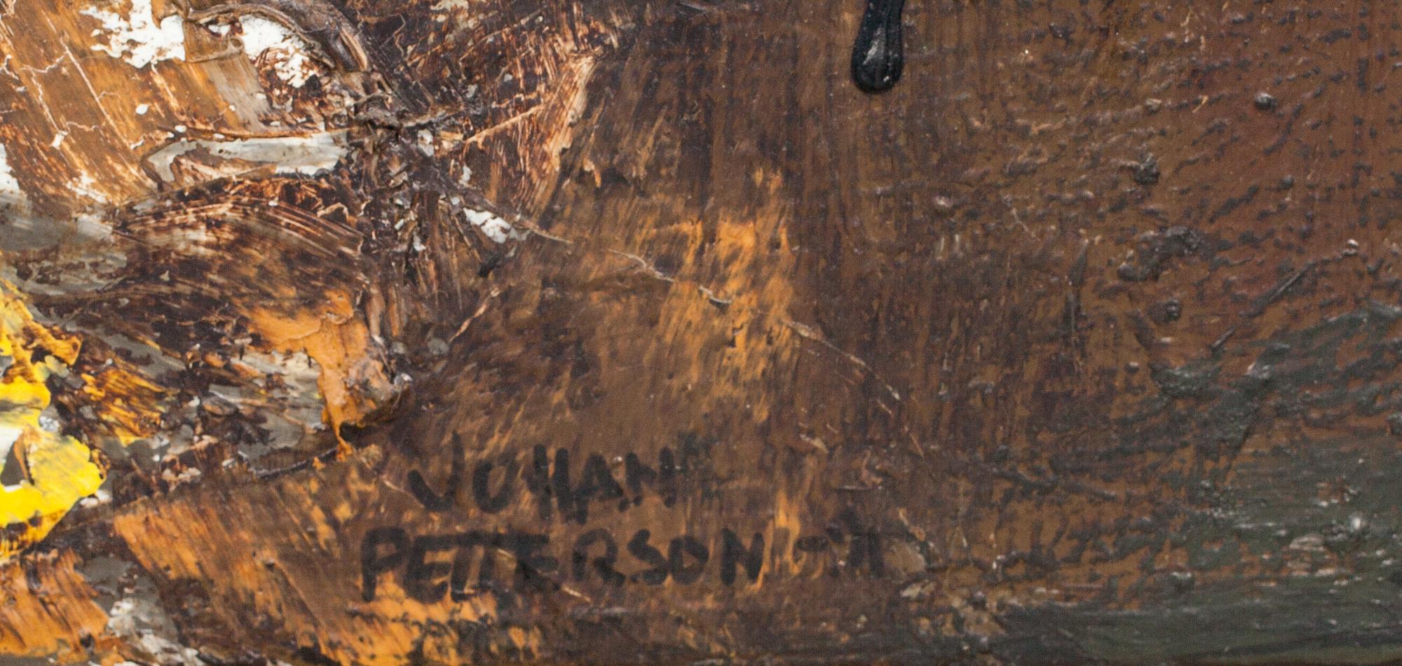 JOHAN PETTERSON, oljemålning signerad.