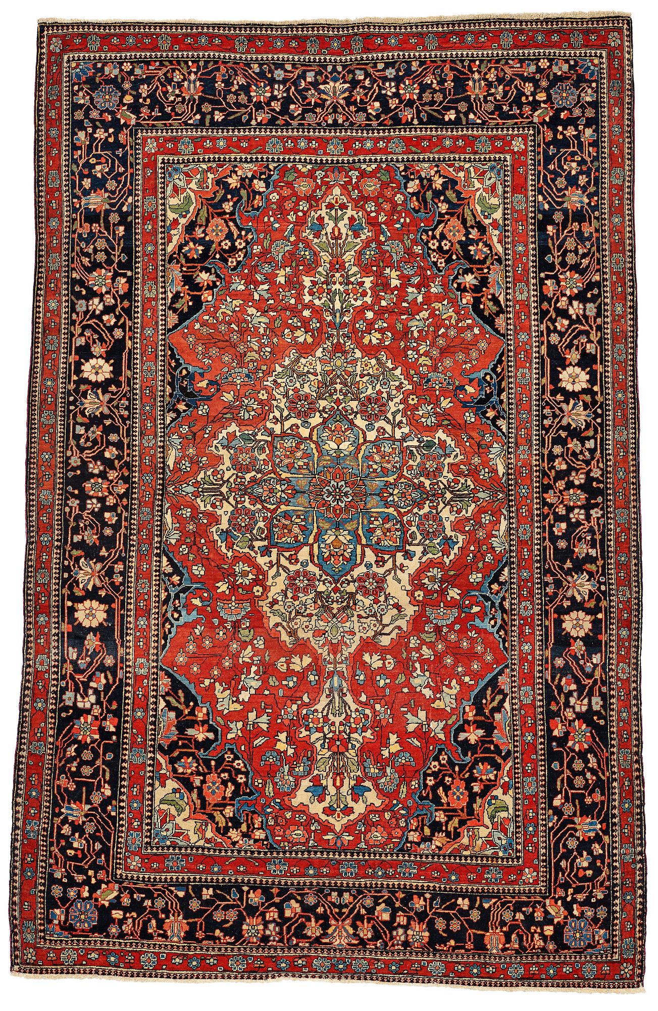 MATTA, antik/semiantik Keshan Motachem, ca 213 x 141,5 cm.