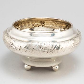 K. ANDERSON, jardiniär, silver, jugend,  Stockholm, 1917.