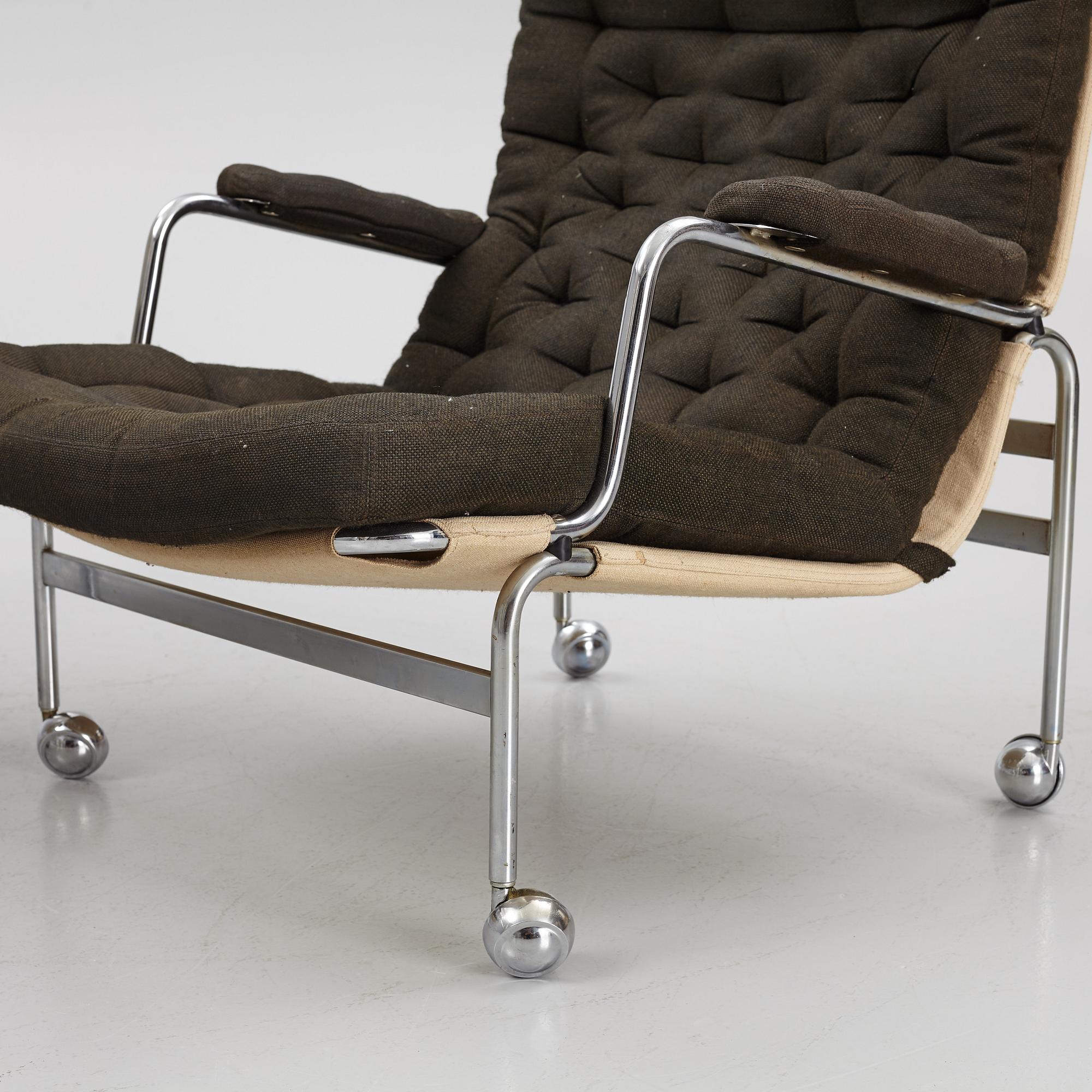 Bruno Mathsson, a pair of "Karin" armchairs, Dux, Sweden,