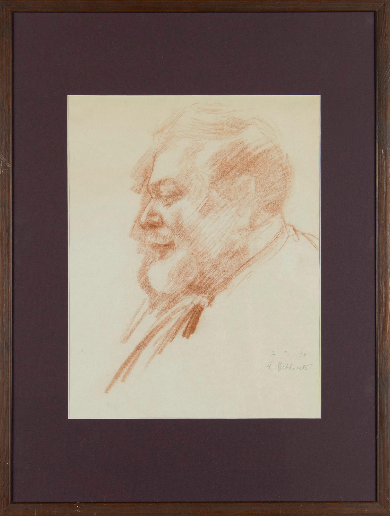 Santeri Salokivi, Man in profile (Albert Gebhard).